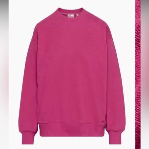 aritzia terry fleece crewneck